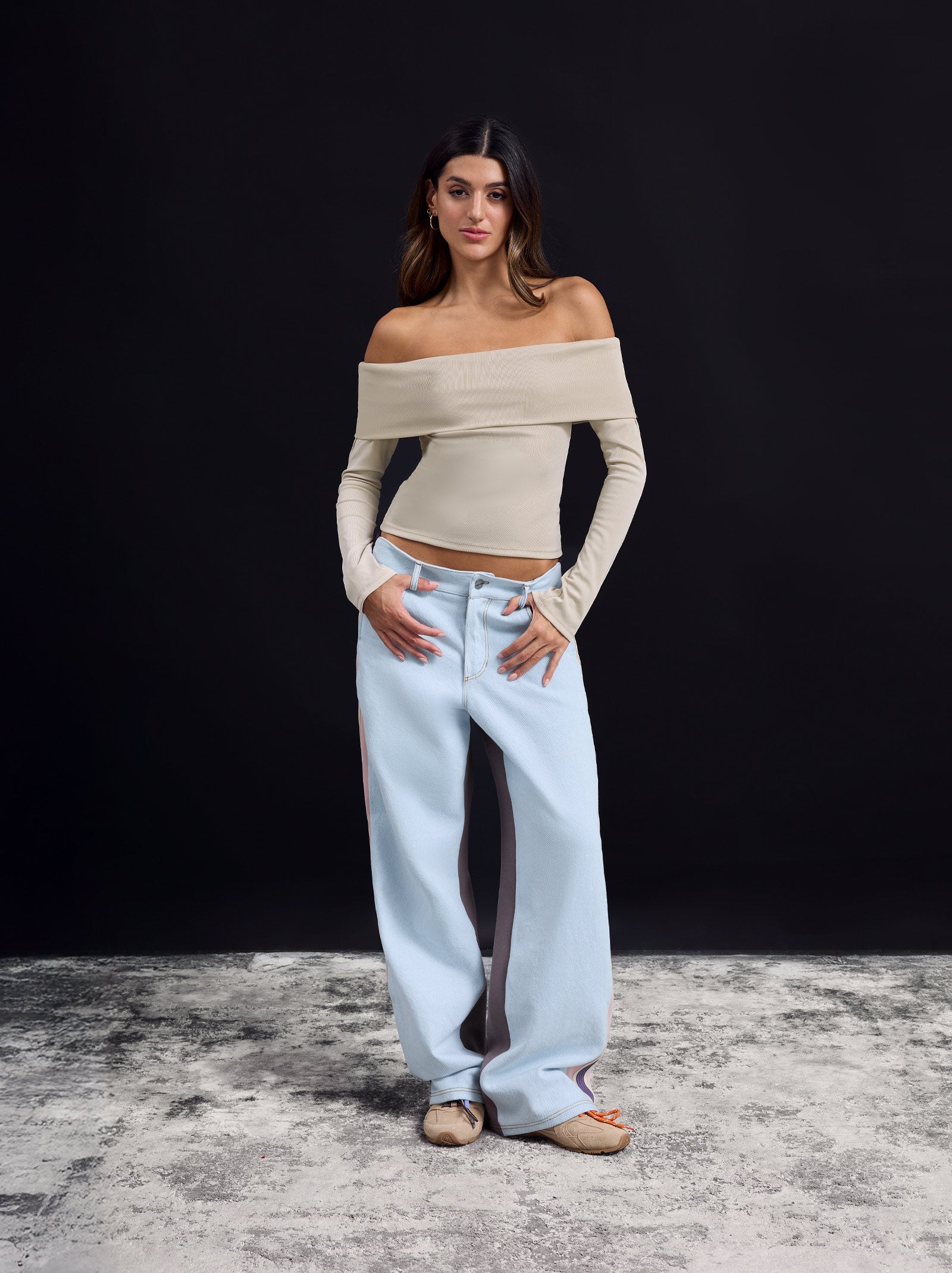 almond long sleeve top caloocan