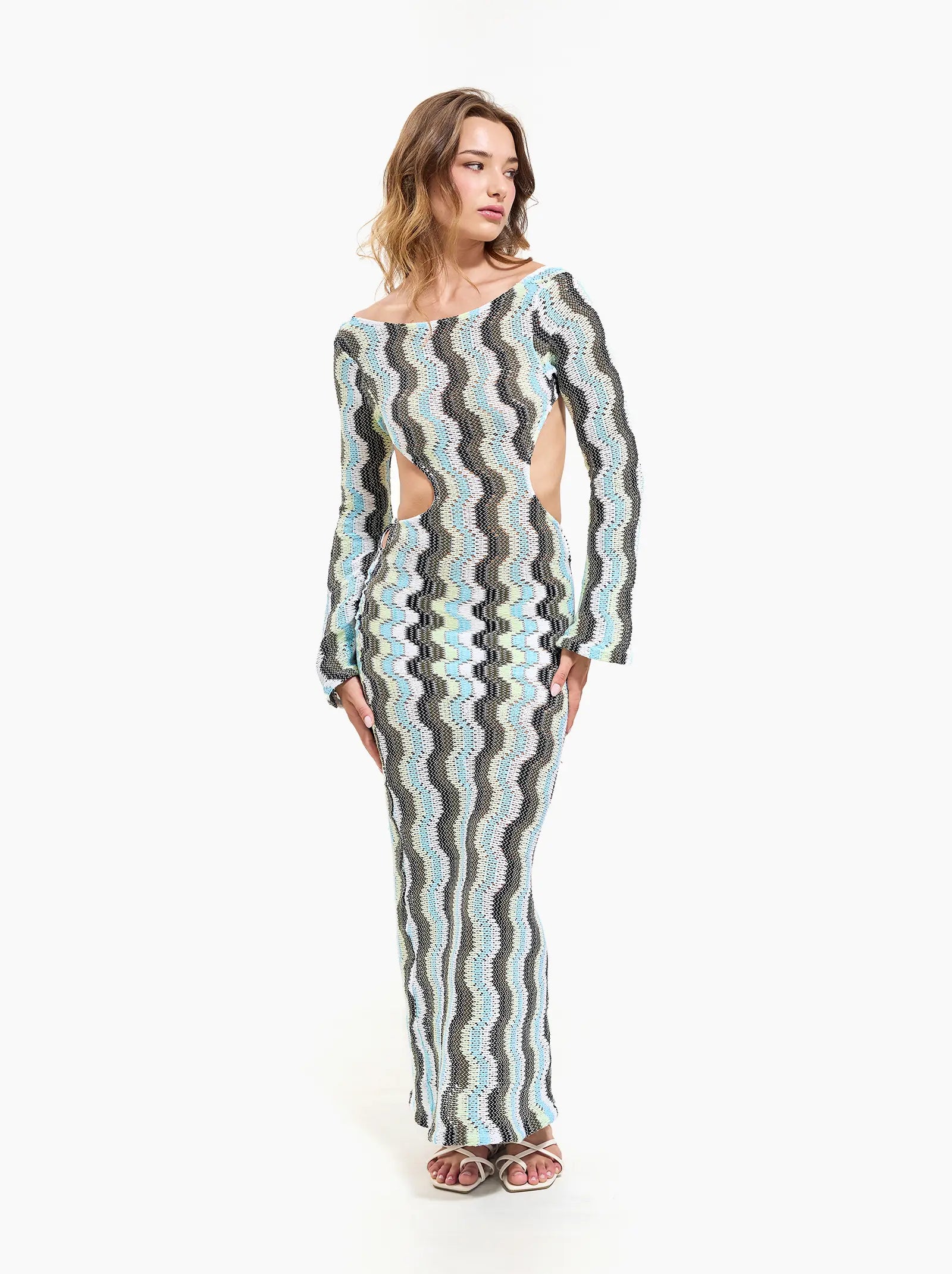 laiza long dress maio