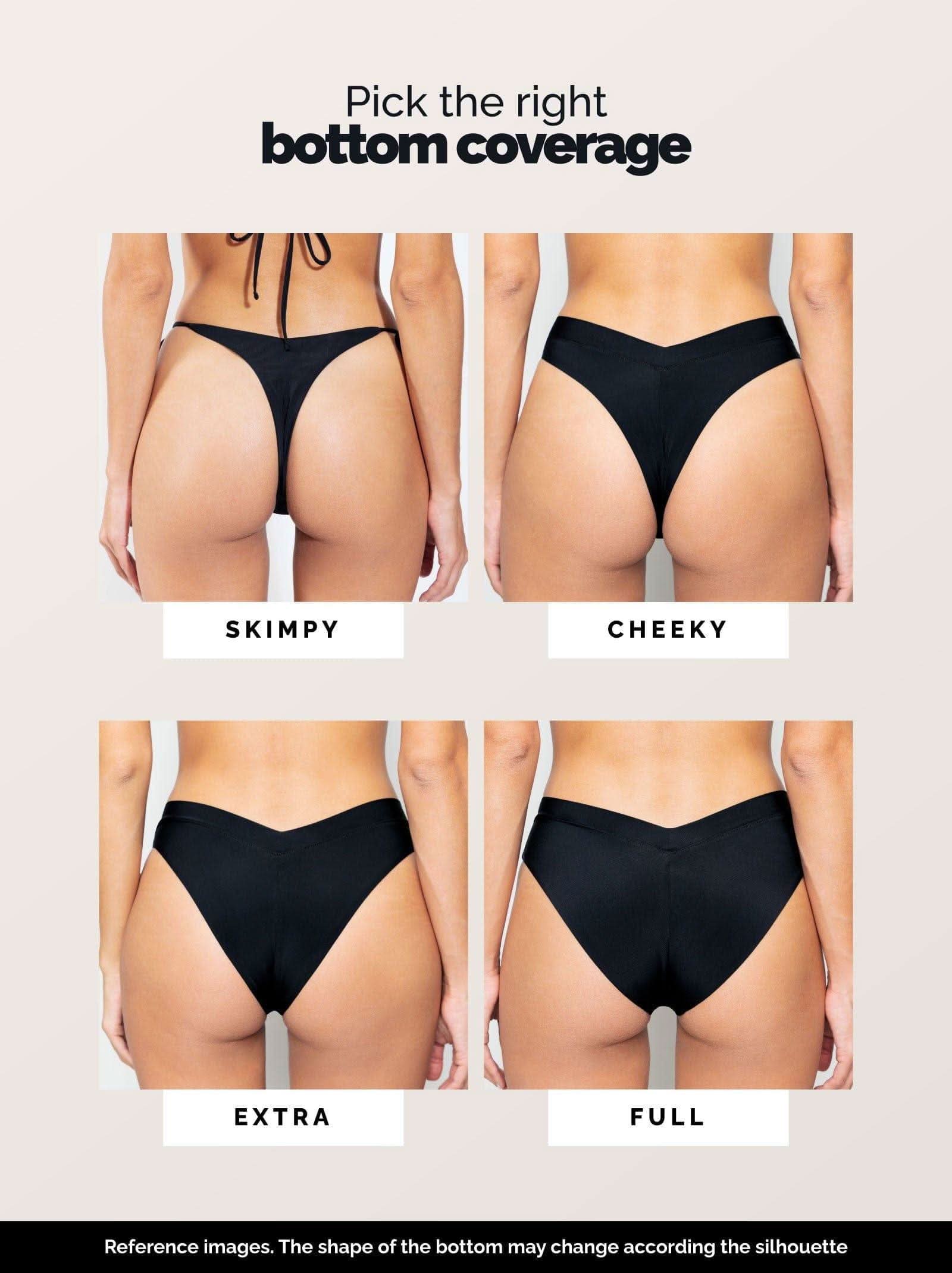 ariel bottom red - ONEONE SWIMWEAR