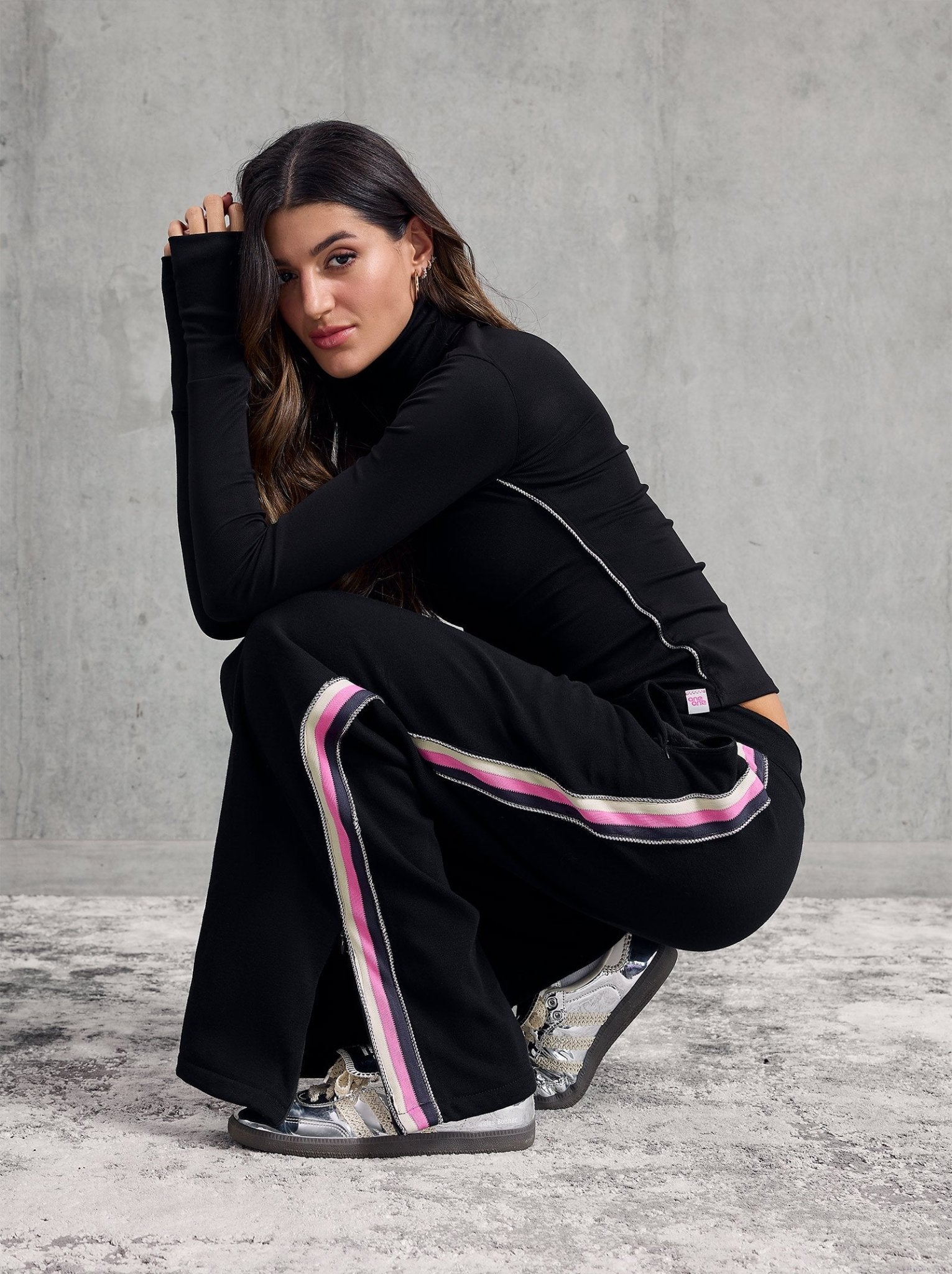 khloe long sleeve top amsterdam - ONEONE SWIMWEAR