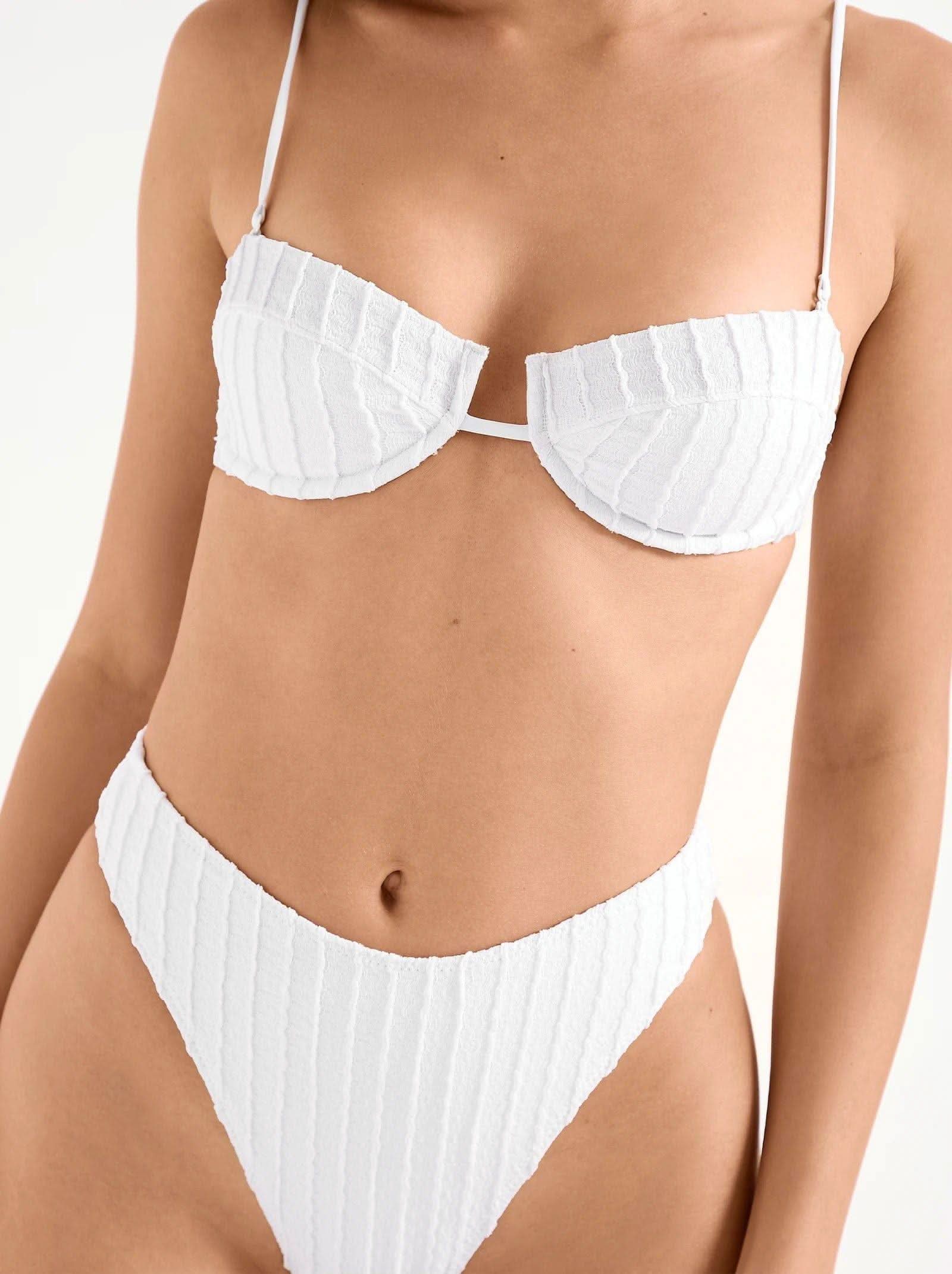 liliana top coconut milk - ONEONE SWIMWEAR