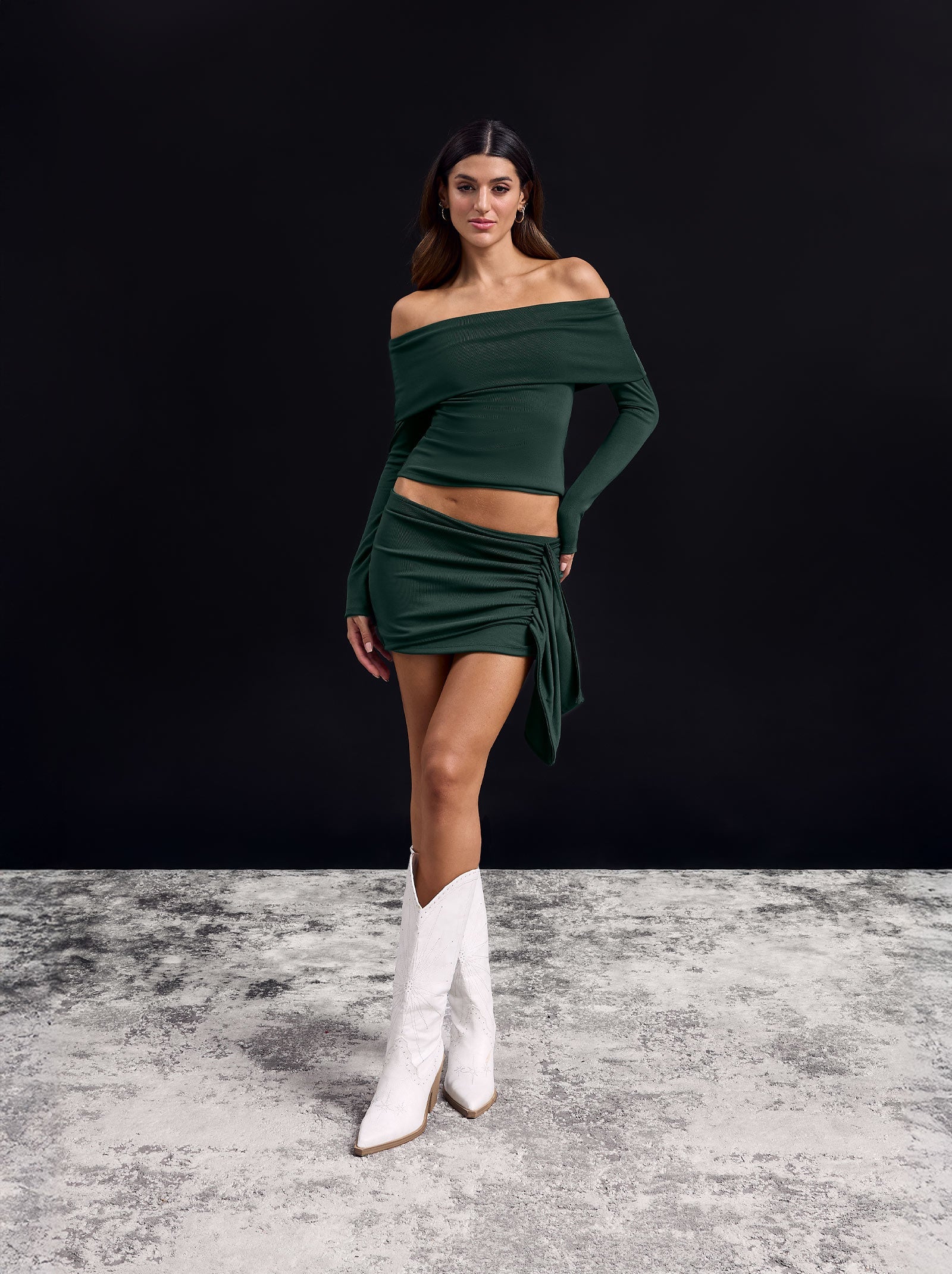 almond long sleeve top dublin