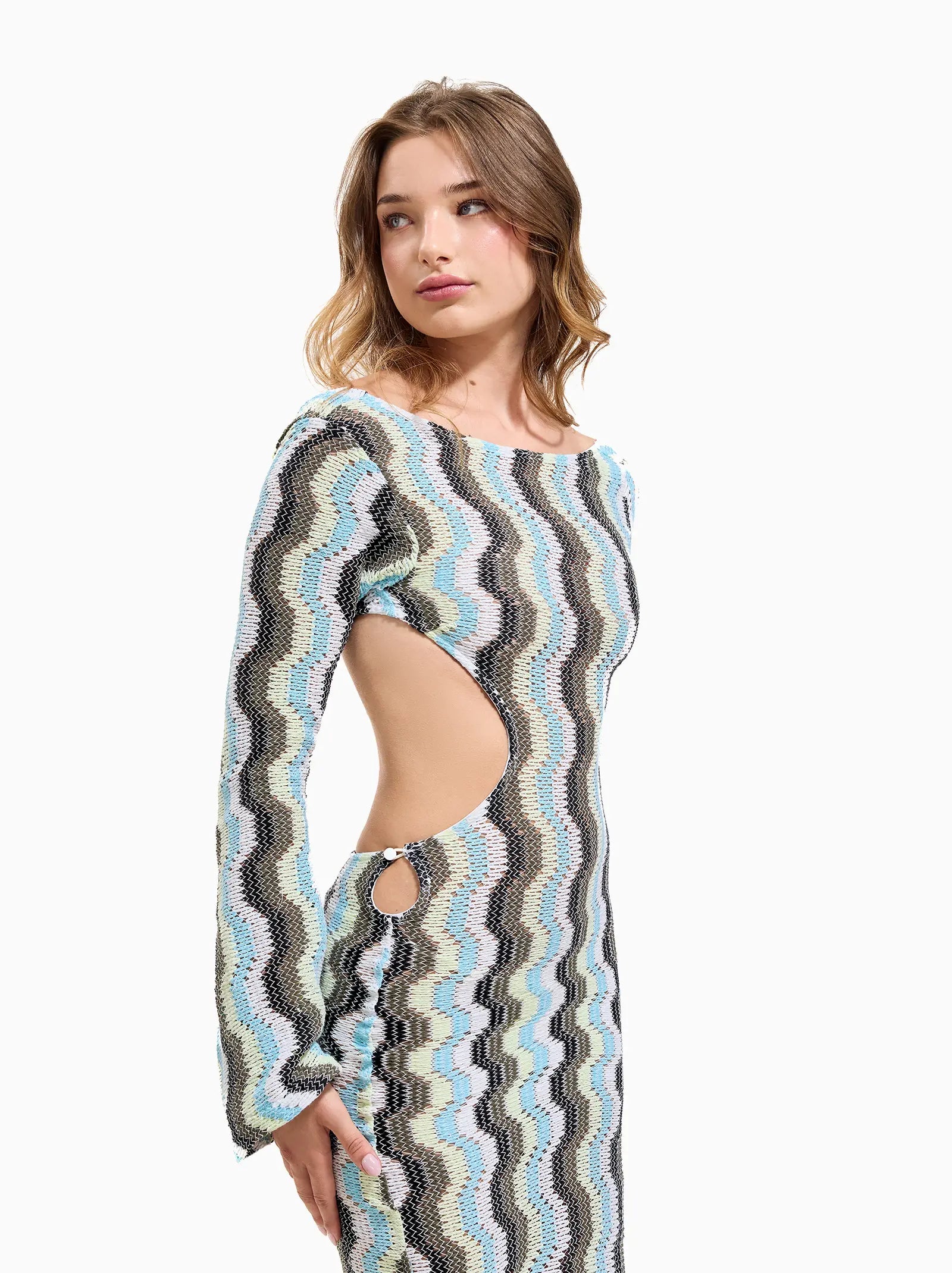 laiza long dress maio