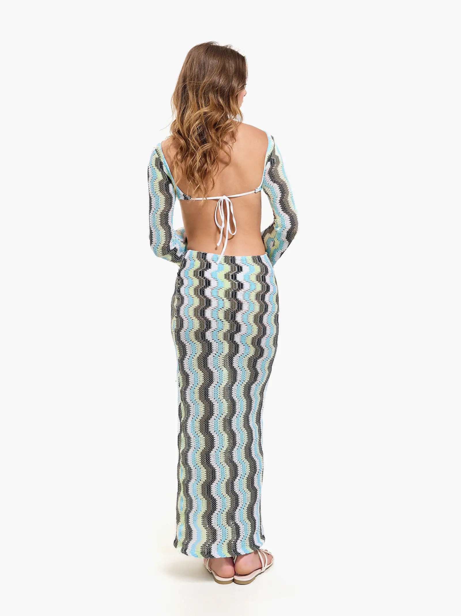 laiza long dress maio