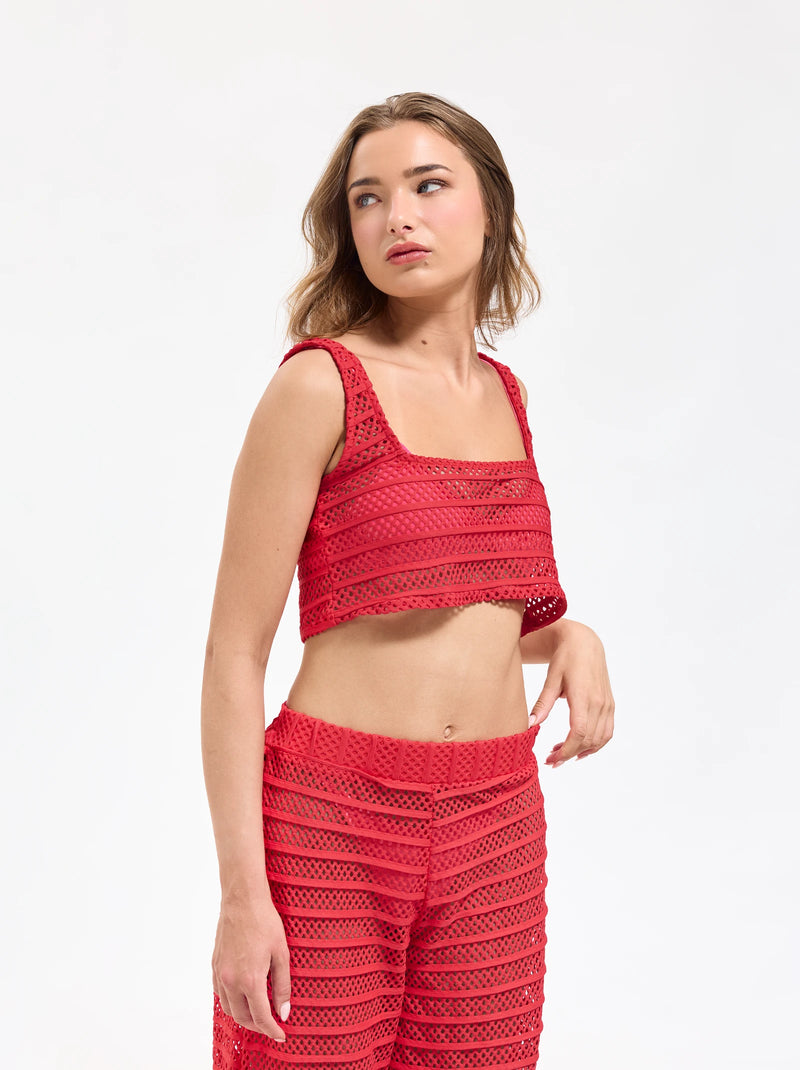 nayara top crimson